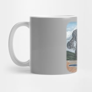 Rock Golem Playing Basketball Mug